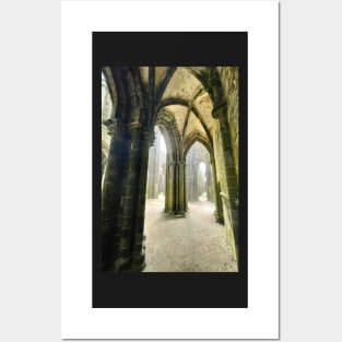 Ruins of St Mathieu Abbey in Fine-Terre Posters and Art